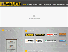 Tablet Screenshot of mat-majster.com.pl